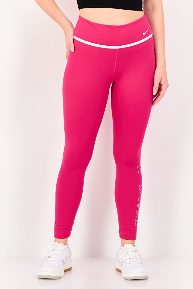 Women Tight Fit 7/8 Training Leggings, Fuchsia