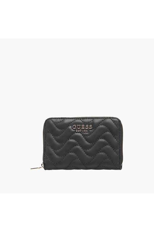 Melisandra Quilted Wallet with Zip Closure