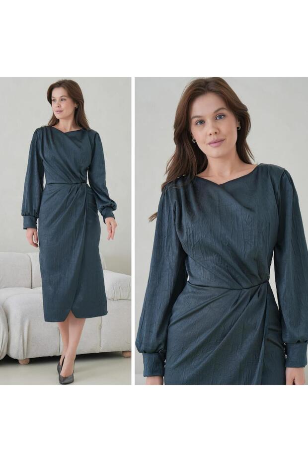 Rochie dublu din satin - 1