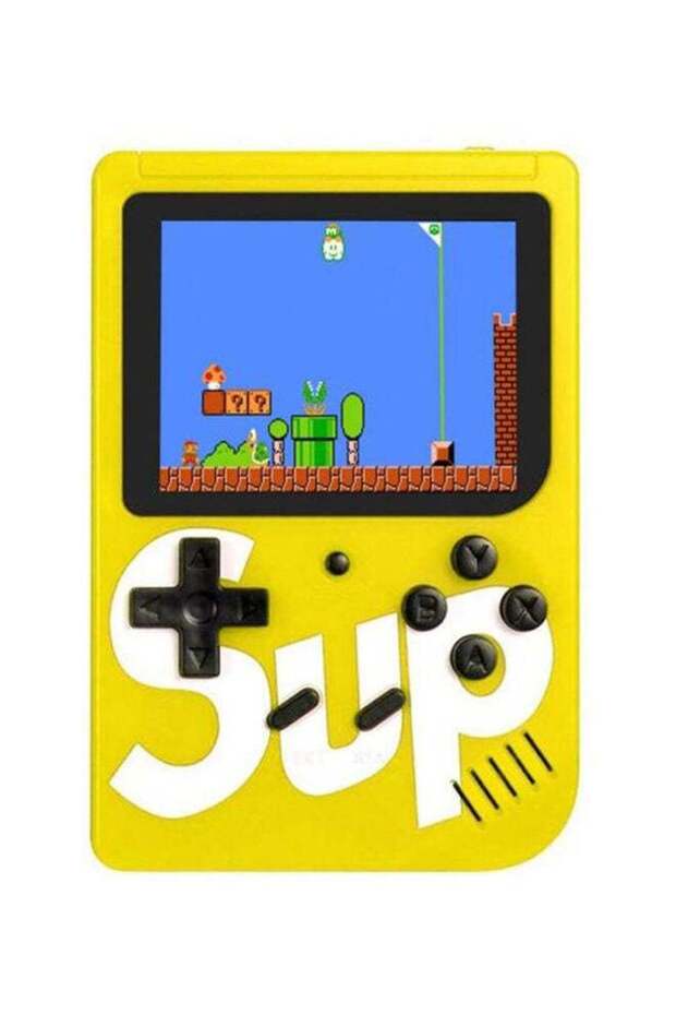 Sup Classic 400-in-1 Retro Handheld Game Console - 3" LCD, USB Rechargeable - 1