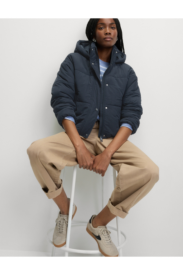 Thermowarmth™ Kapüşonlu Şişme Mont - 2