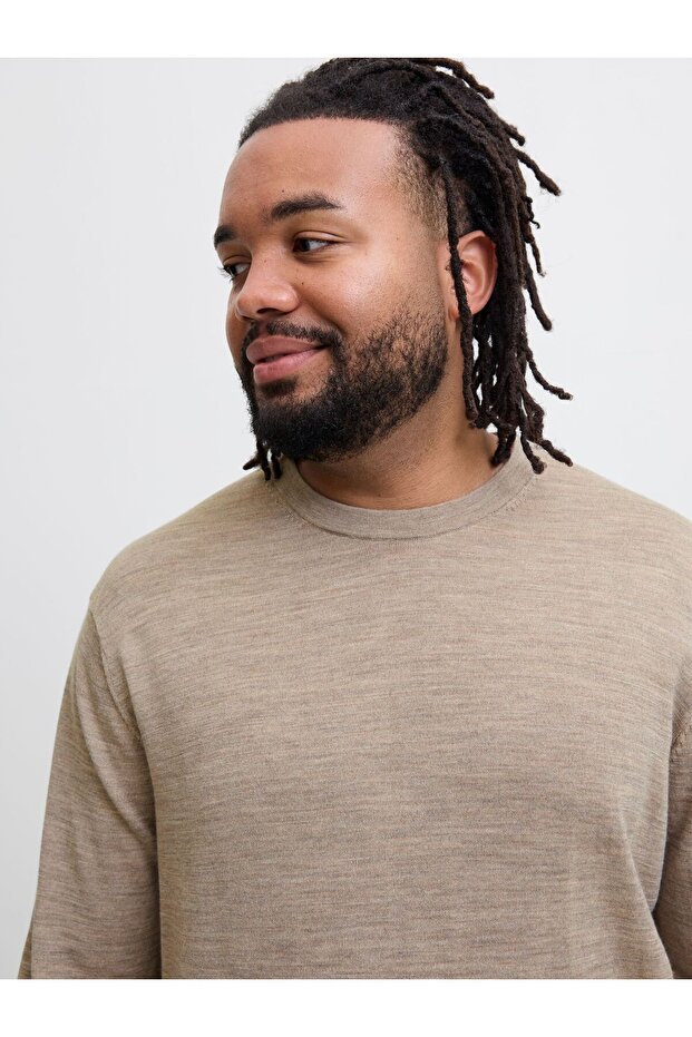 Strickpullover Plus Size Merino Wool Strickpullover - 7