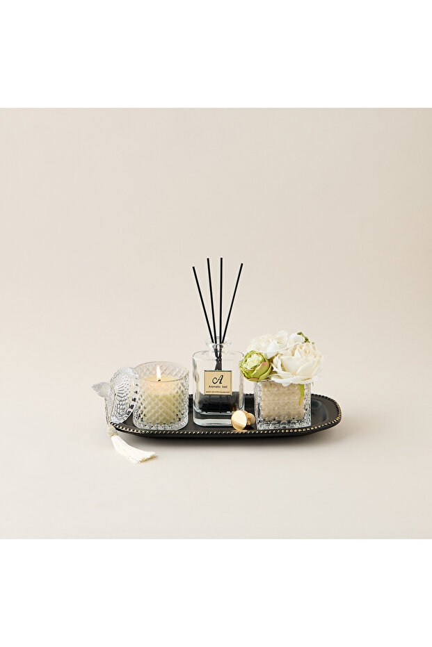 Bloom Reed Diffuser Gift Set with Tray