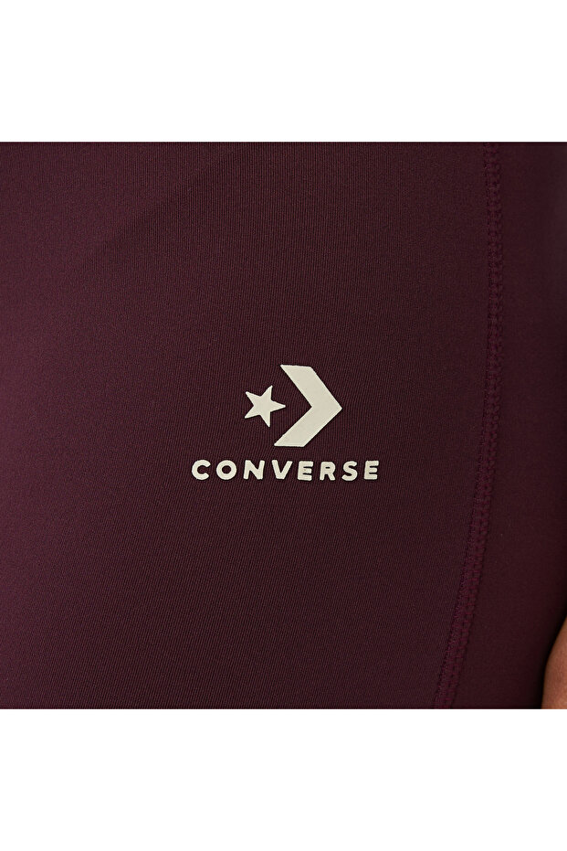 Kadın Bordo Tayt - 5