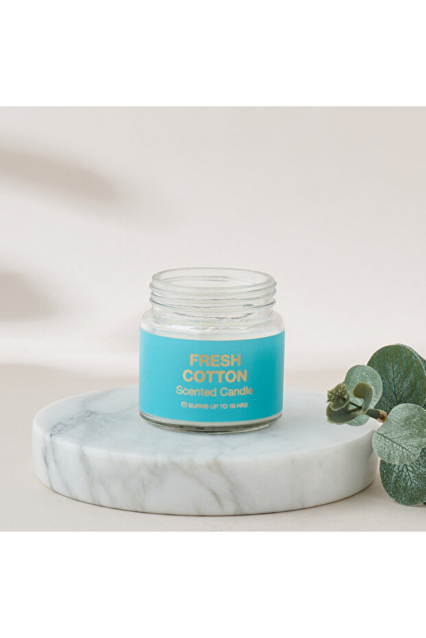 Fresh Cotton Scented Jar Candle