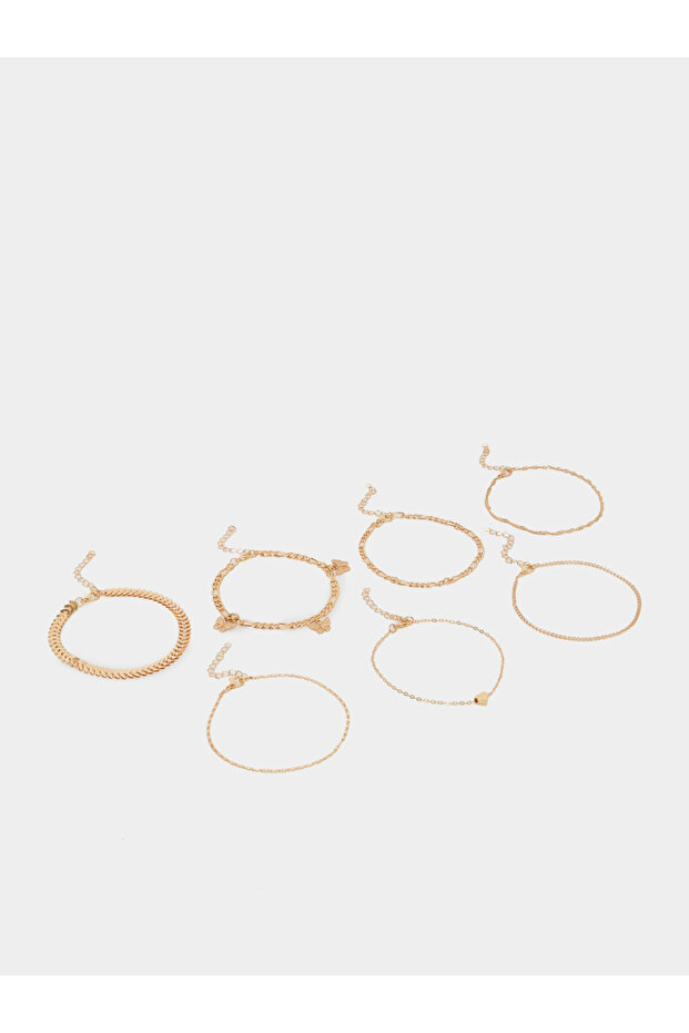 Set of 7 - Butterfly Drop Anklet