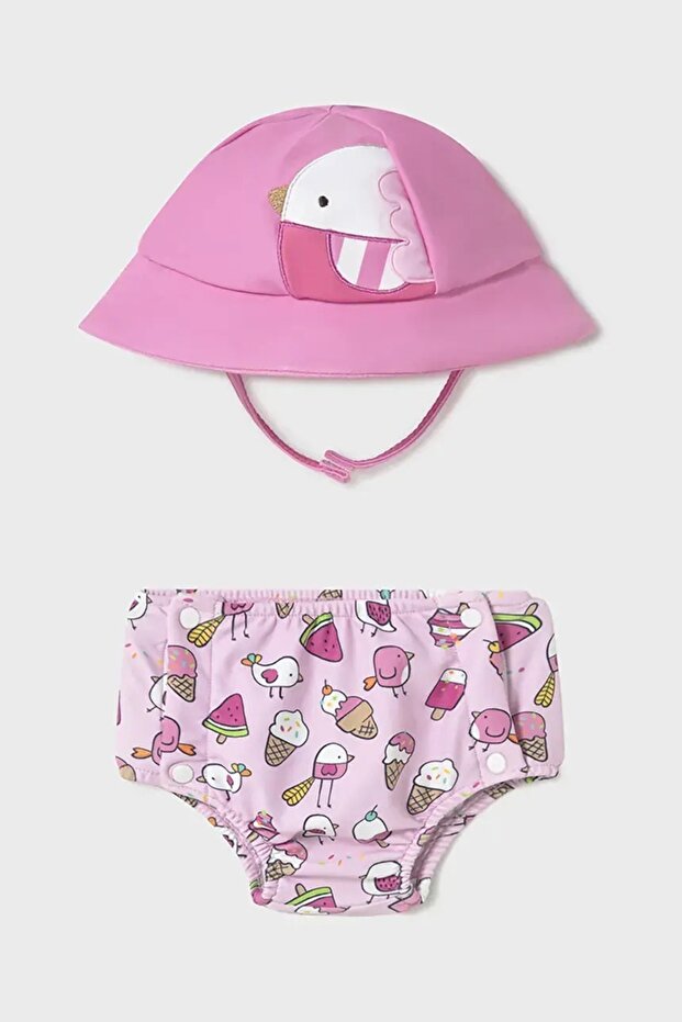 Baby Swimsuit Hat Set of 2 1620
