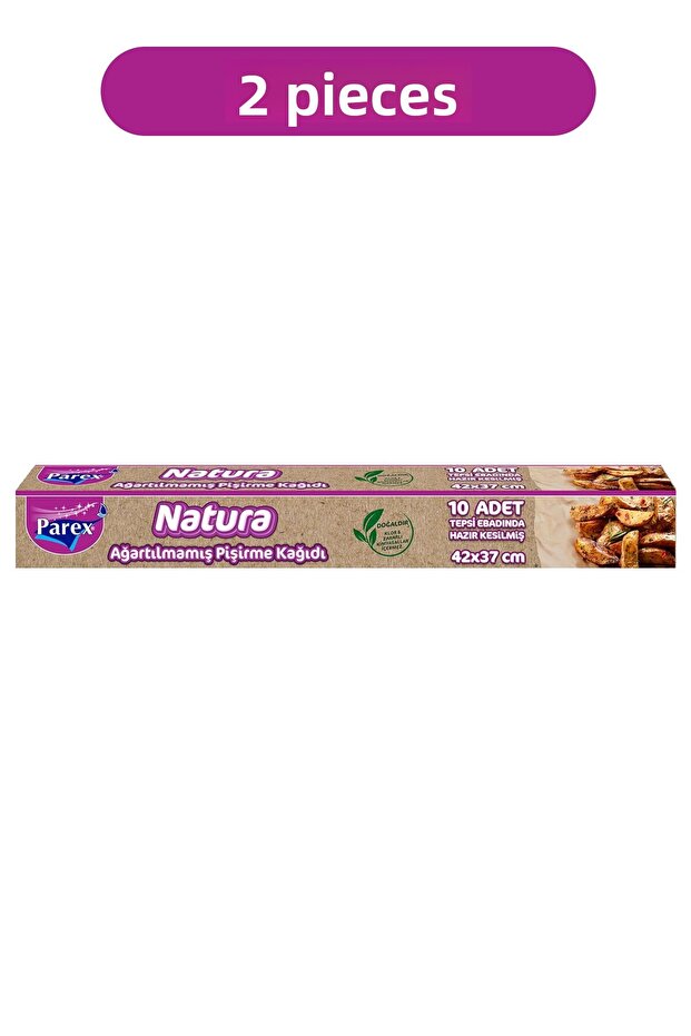 ورق الخبز الجاهز الجديد غير المبيض من Natura × 2 عبوة