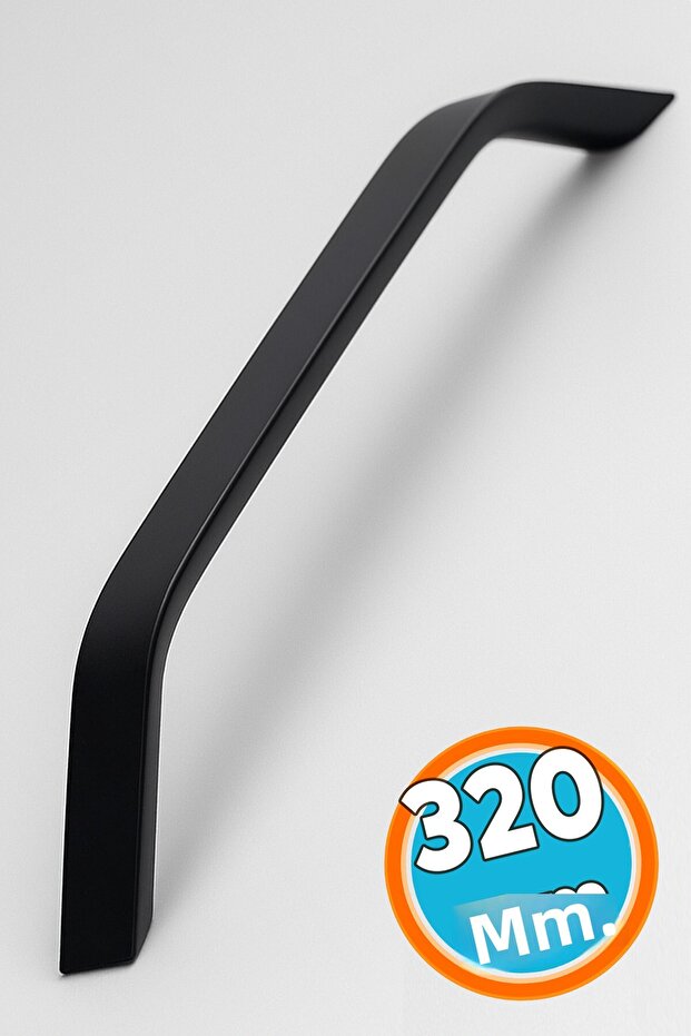Metal Handle Drawer Cabinet Handle Furniture Kitchen Cupboard Door Handles Handle 320 mm Black