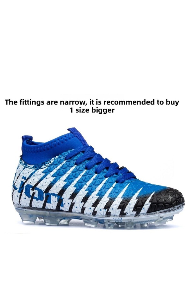Blue Black Men's Cleats