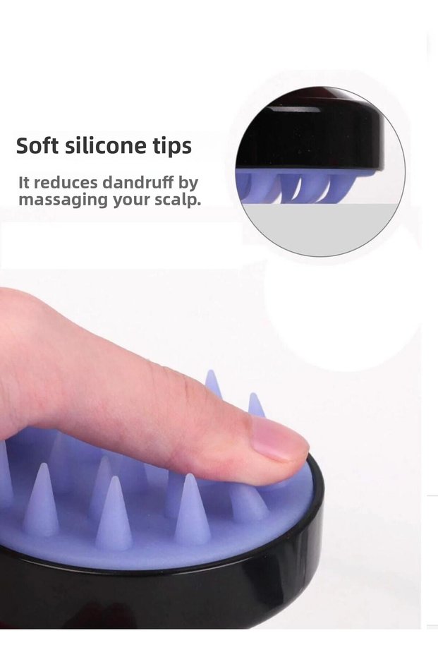 Massage Brush That Relieves Head and Does Not Damage the Hair