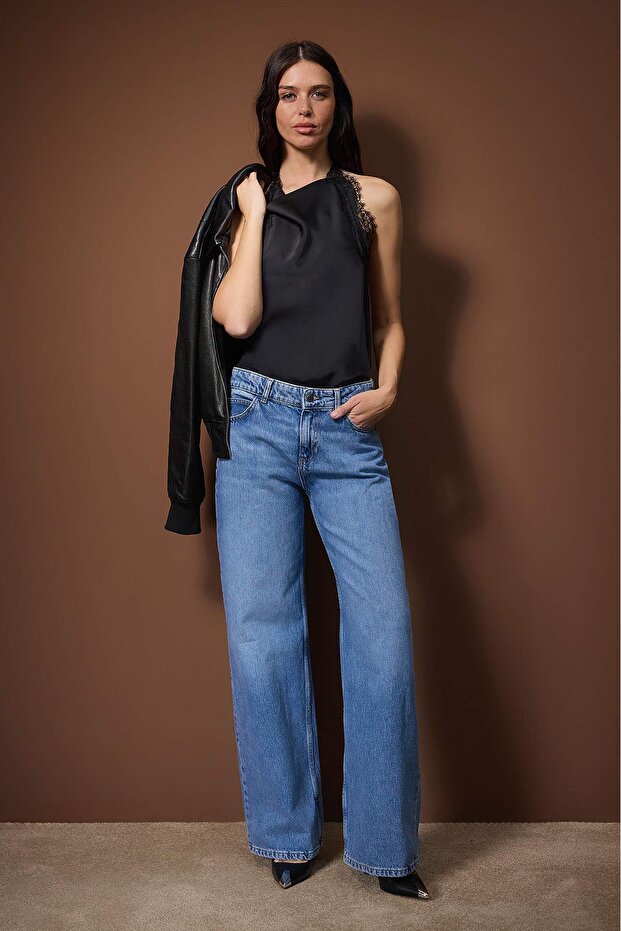 Mavi Normal Bel Wide Leg Jeans TWOAW26JE00304 - 1