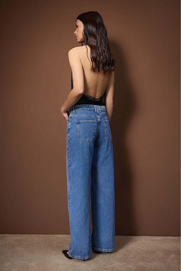 Mavi Normal Bel Wide Leg Jeans TWOAW26JE00304 - 4