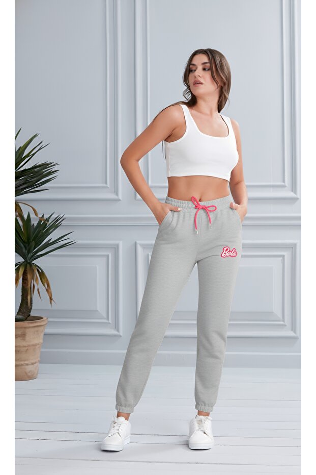 Nakışlı Eşofman Alt - 3