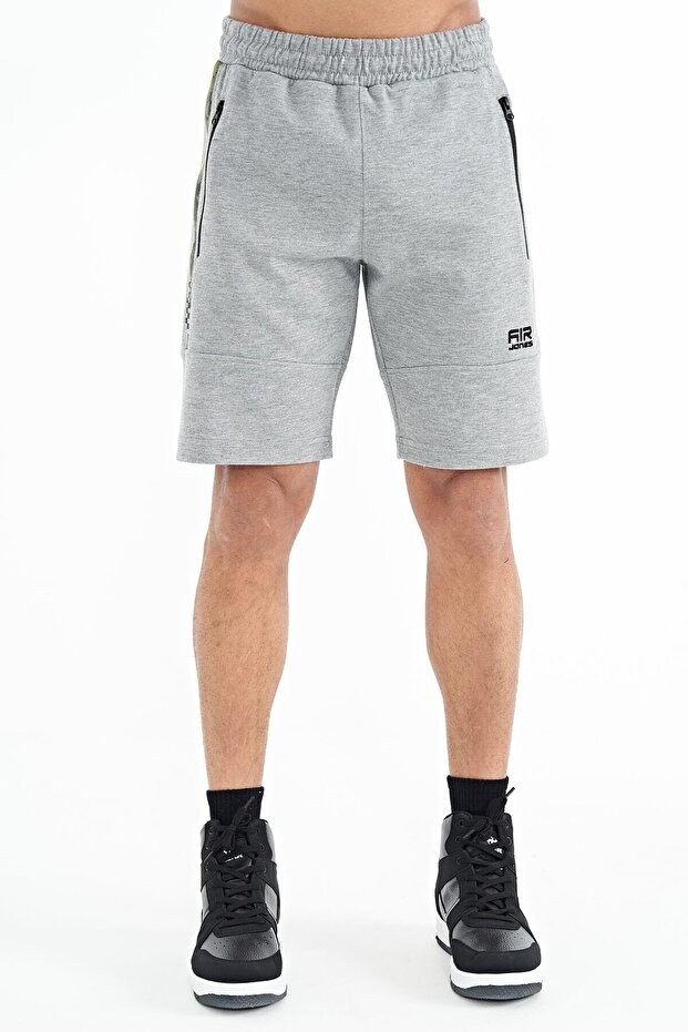 Alec Gray Melange Standard Fit Men's Shorts - 81243