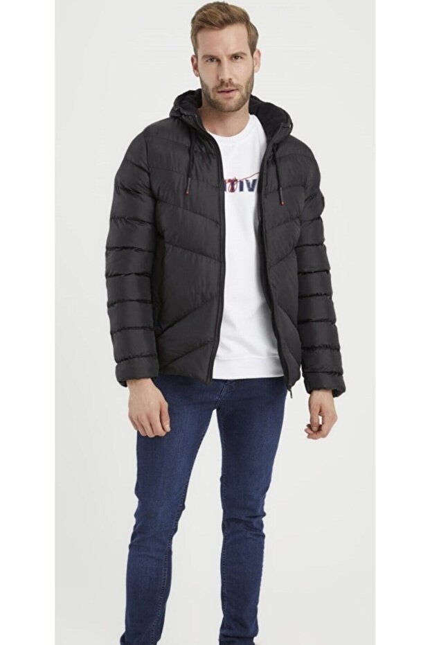 Dml3011 Kapişonlu Kaban - 2