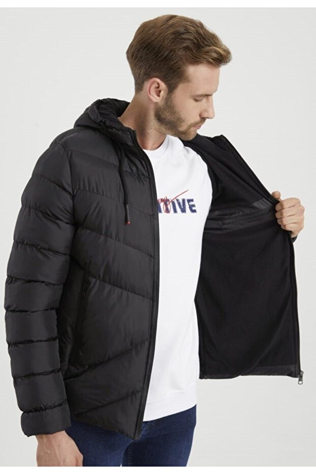 Dml3011 Kapişonlu Kaban - 4