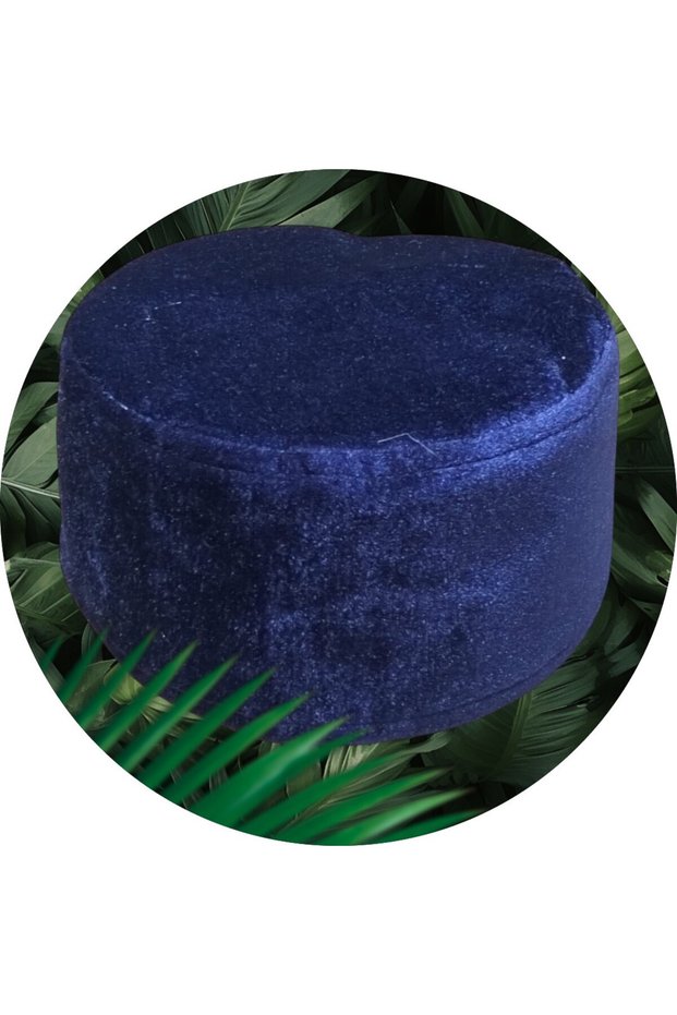Takke, Foldable Takke, Turban, Mosque Material, Navy Blue Takke, Thin Takke, Hat, Robe (T133)
