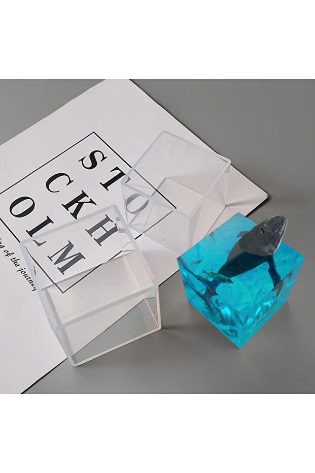 قالب مكعبات الإيبوكسي من السيليكون 5 سم - 6