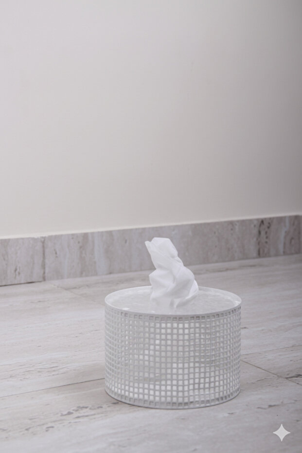 حامل علبة مناديل بتصميم أنيق - 7