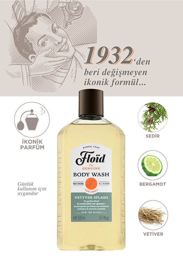 Duş Jeli - Vetyver Splash 500 ml - 1