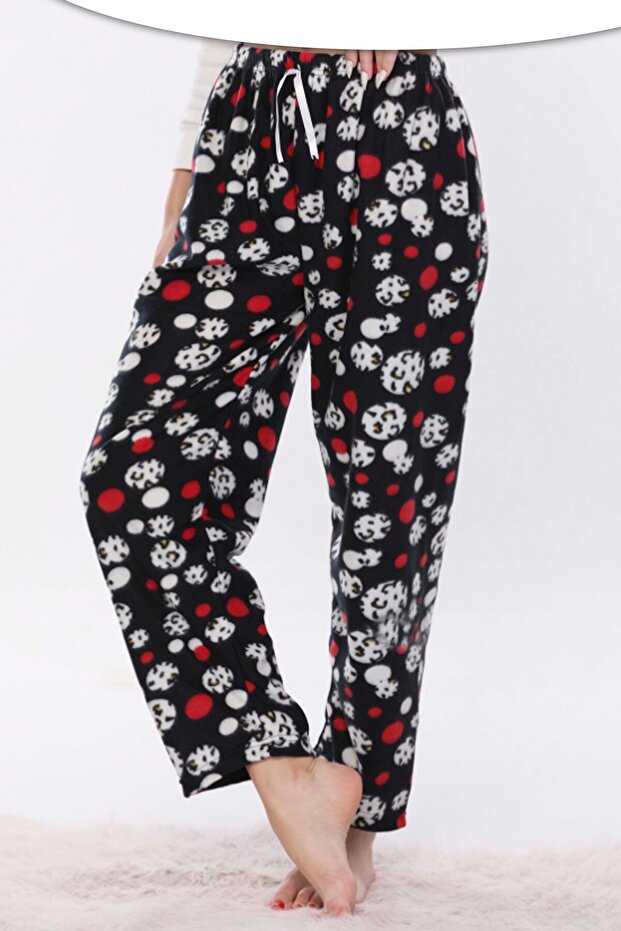 Pocketless Winter Fleece Women's Pajama Bottoms Single Bottom Je14