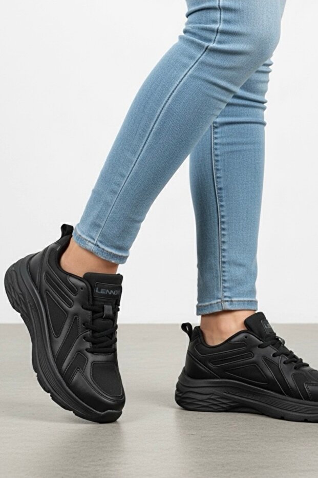 Women's Black High-Top Sneakers