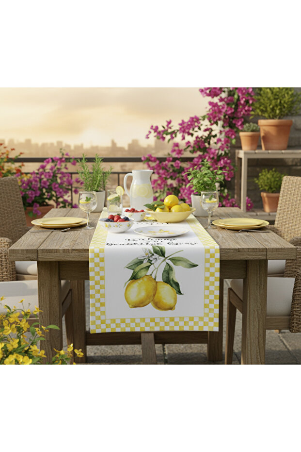 Limon Desenli Runner Modeli - 3