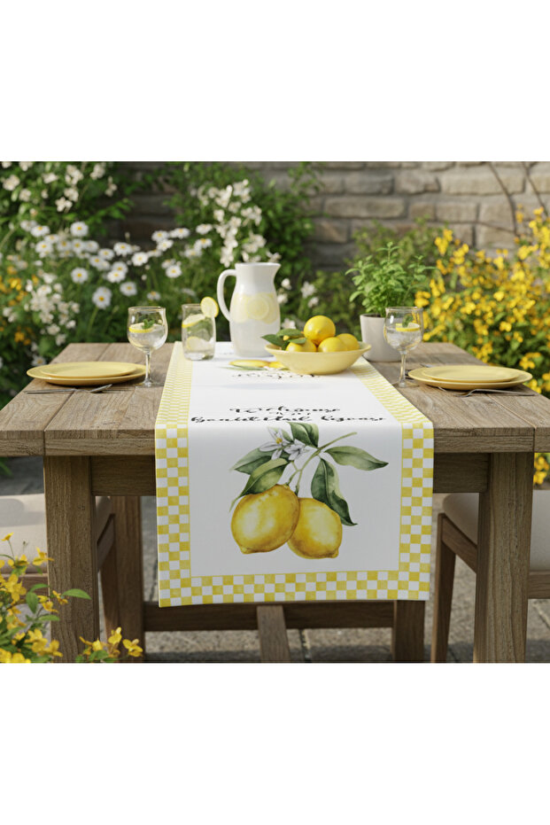 Limon Desenli Runner Modeli - 1