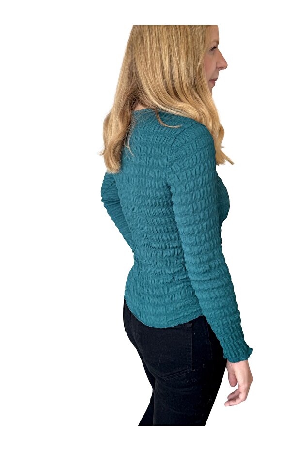 Gofreli Texture Bluz - 5