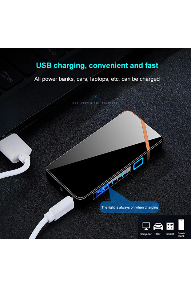 Electric Lighter, Halber, Plasma, Black - 2