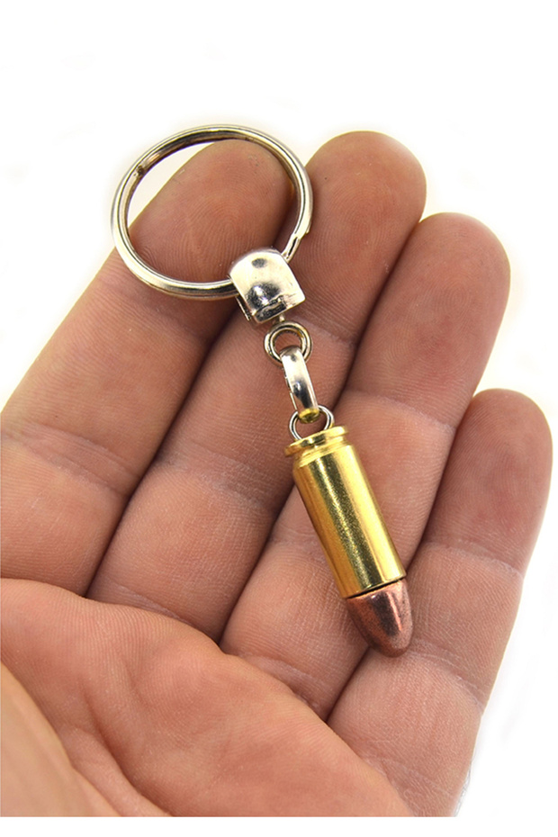 9 mm Model Bullet Keychain