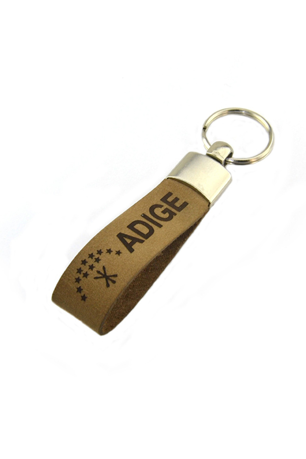 Adige Çerkes Keychain - Genuine Leather