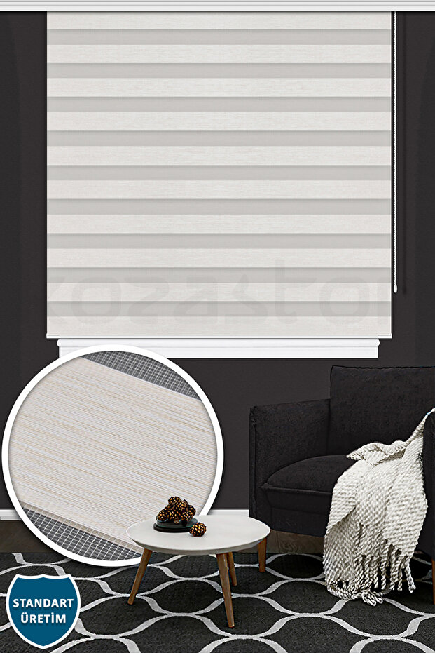 Zebra Perde Ekru Bambu Pls125 V01 - 3