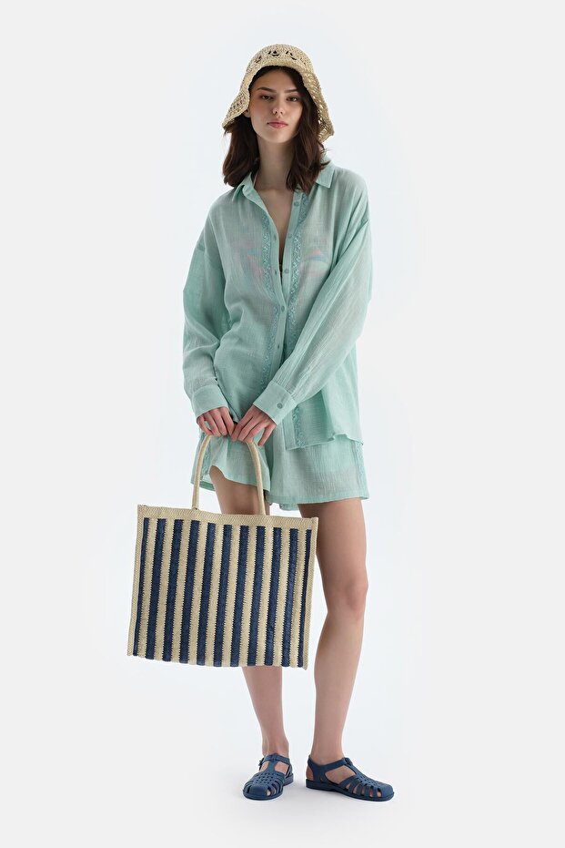 Mint Yeşili Şort - 6