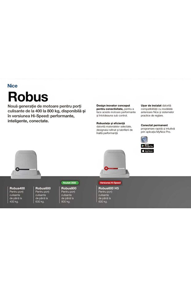 ROBUS 600 HS complete sliding gate automation kit with built-in wifi - 4