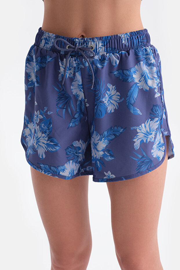 Multicolor Kadın Deniz Şortu - 5