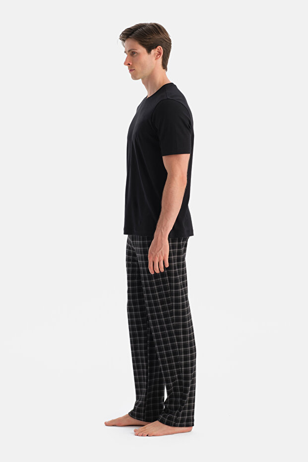 Multicolor Ekose Dokuma Pantolon - 3