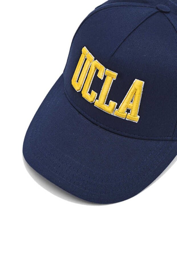 قبعة بيسبول مطرزة باللون الأزرق الداكن - 3