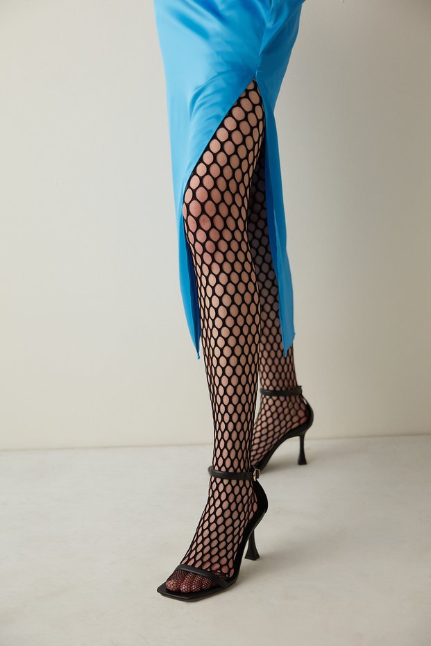 Special Night Party - Comb Fishnet Tights, Tear-Resistant, Durable - Lace