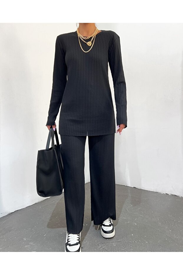 Košilka Crew Neck Set - černá - 5