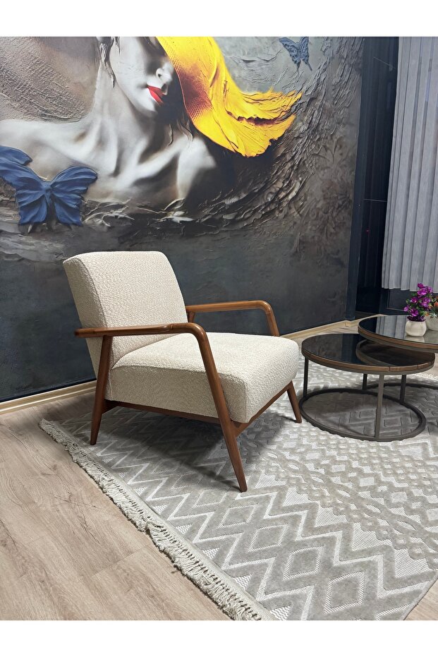 Bella ahşap berjer - 4