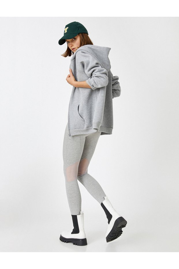 Women's Gray Tights 2KAL48102IK