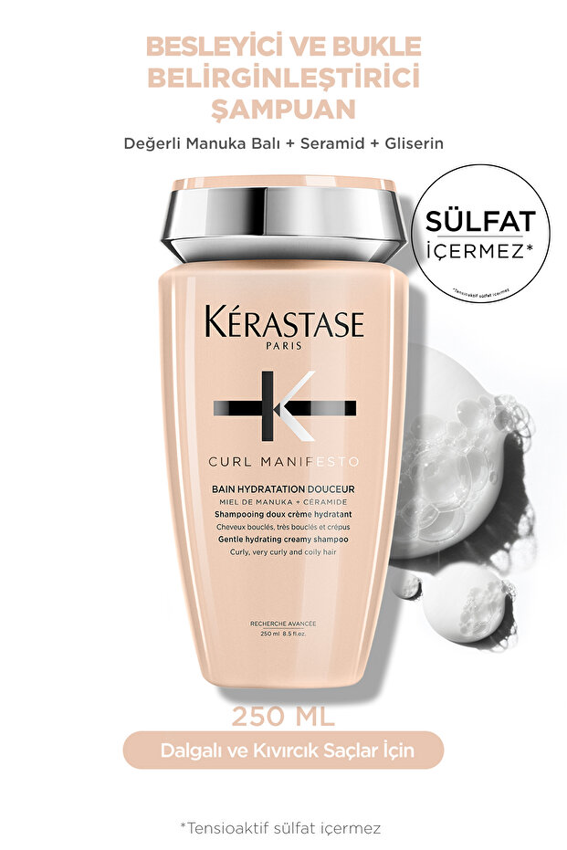 Curl Manifesto Bain Hydratation Douceur Kıvırcık Saçlar Için Besleyici Şampuan 250 ml 250 - 2