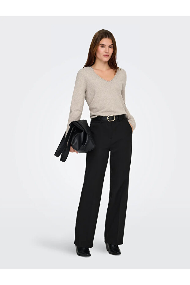 ONLLOYAL LS V-NECK PULLO KNT NOOS - 3