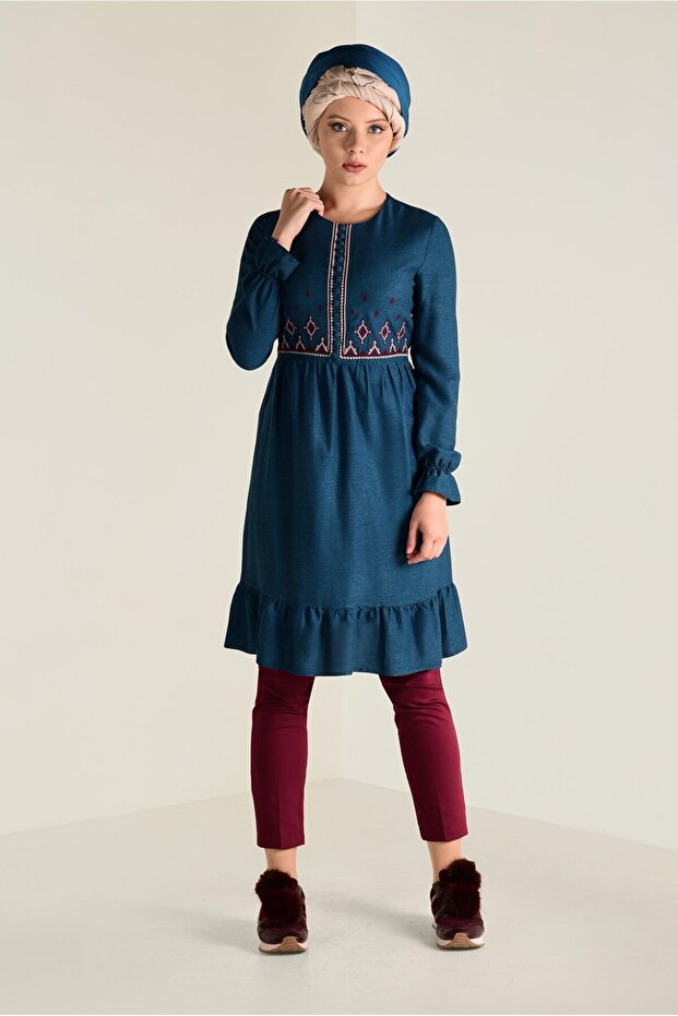 سترة مطرزة بأزرار - 4665 - 1