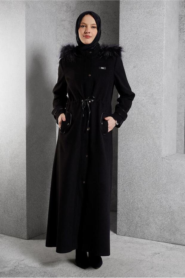 KAPÜŞONLU MANTO 90560 - 1