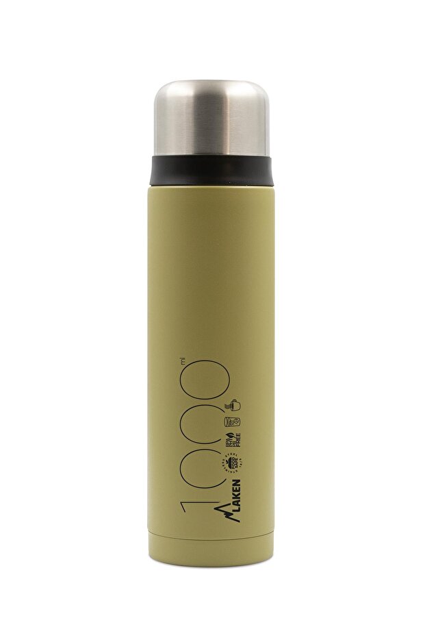 Stainless Steel Thermo Flask 1l Khaki - Lk18100k