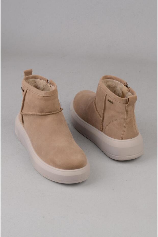 2-000417-4400 Goretex Women's Boots Beige Nubuck - 5