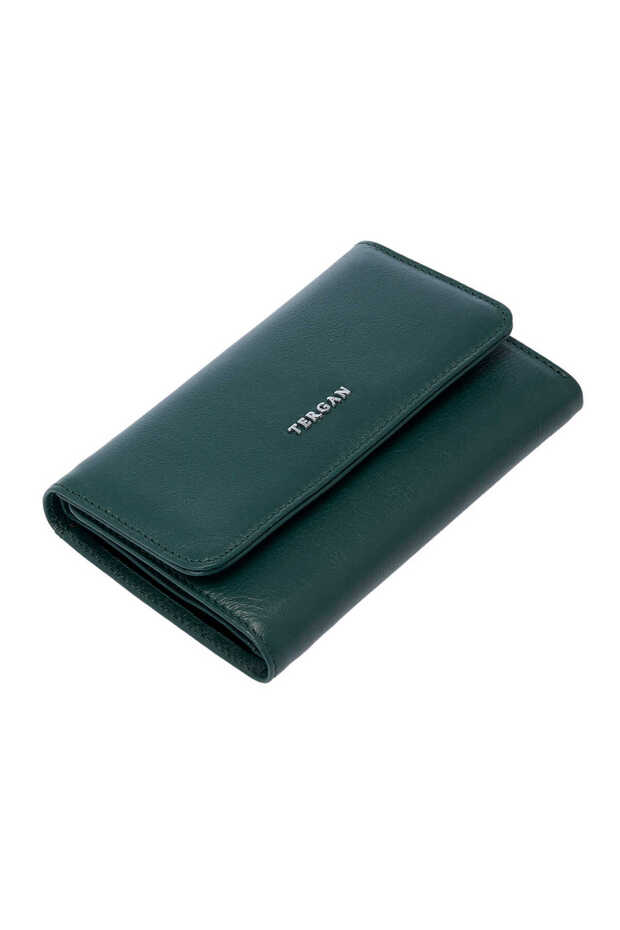 Green Genuine Leather Women's Wallet - S1Cb00005730-S8H